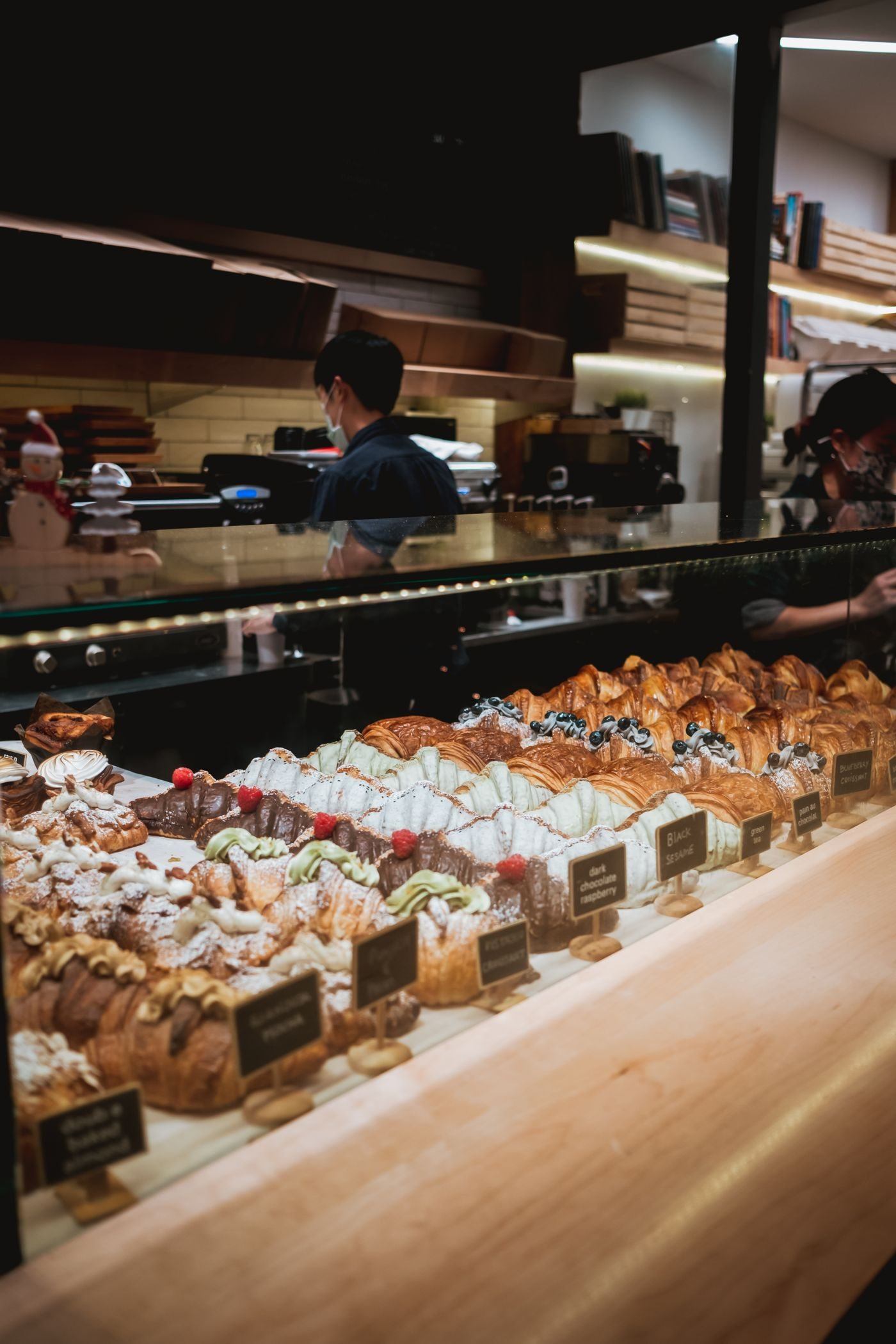 Croissants Displayed on a Shelf in a Bakery — illustrative Pexels photograph
