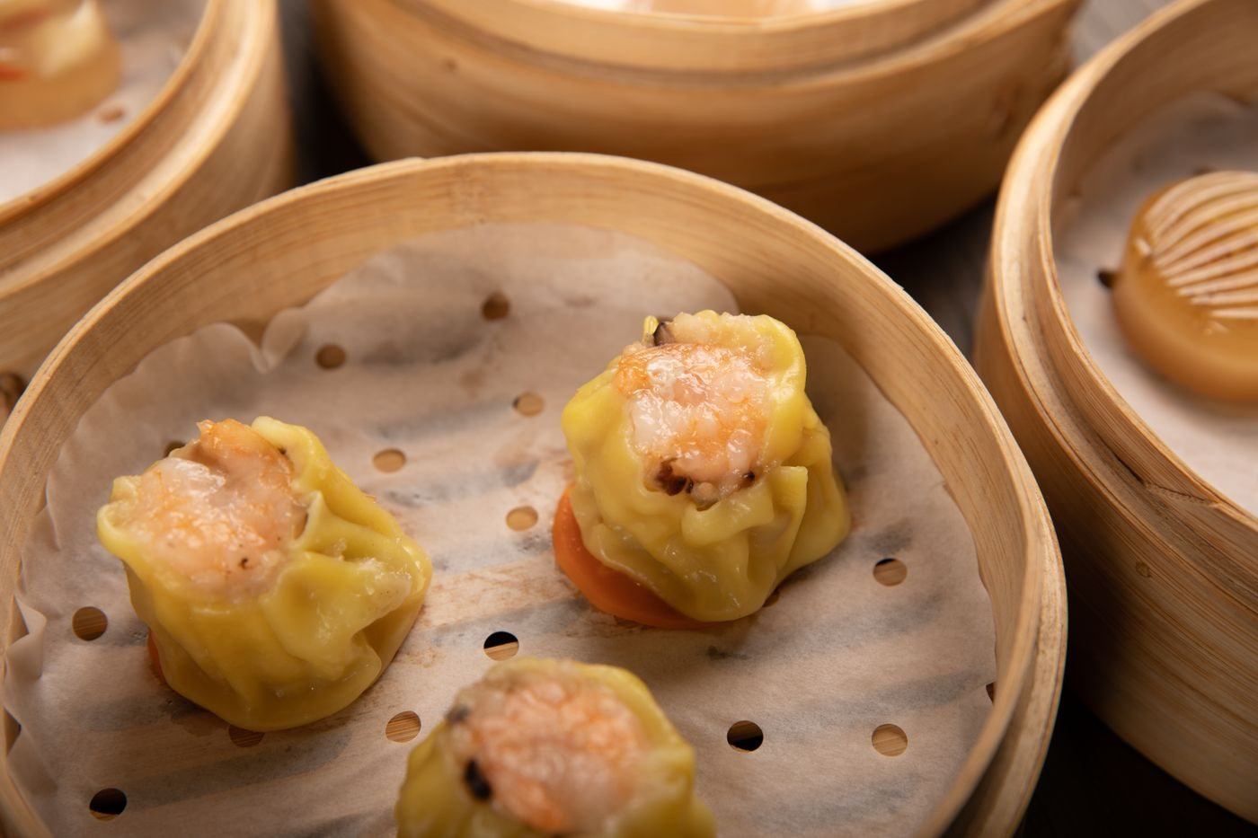 Close-up of Steamed Shumai in Bamboo Steamer — illustrative Pexels photograph