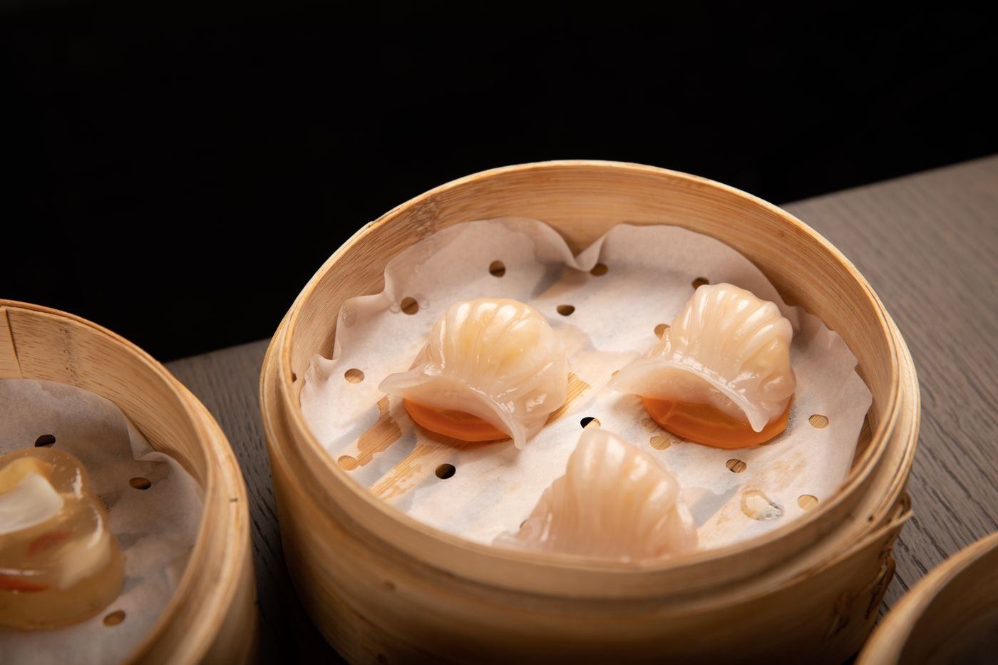 Steamed Dim Sum Dumplings in Bamboo Basket — illustrative Pexels photograph