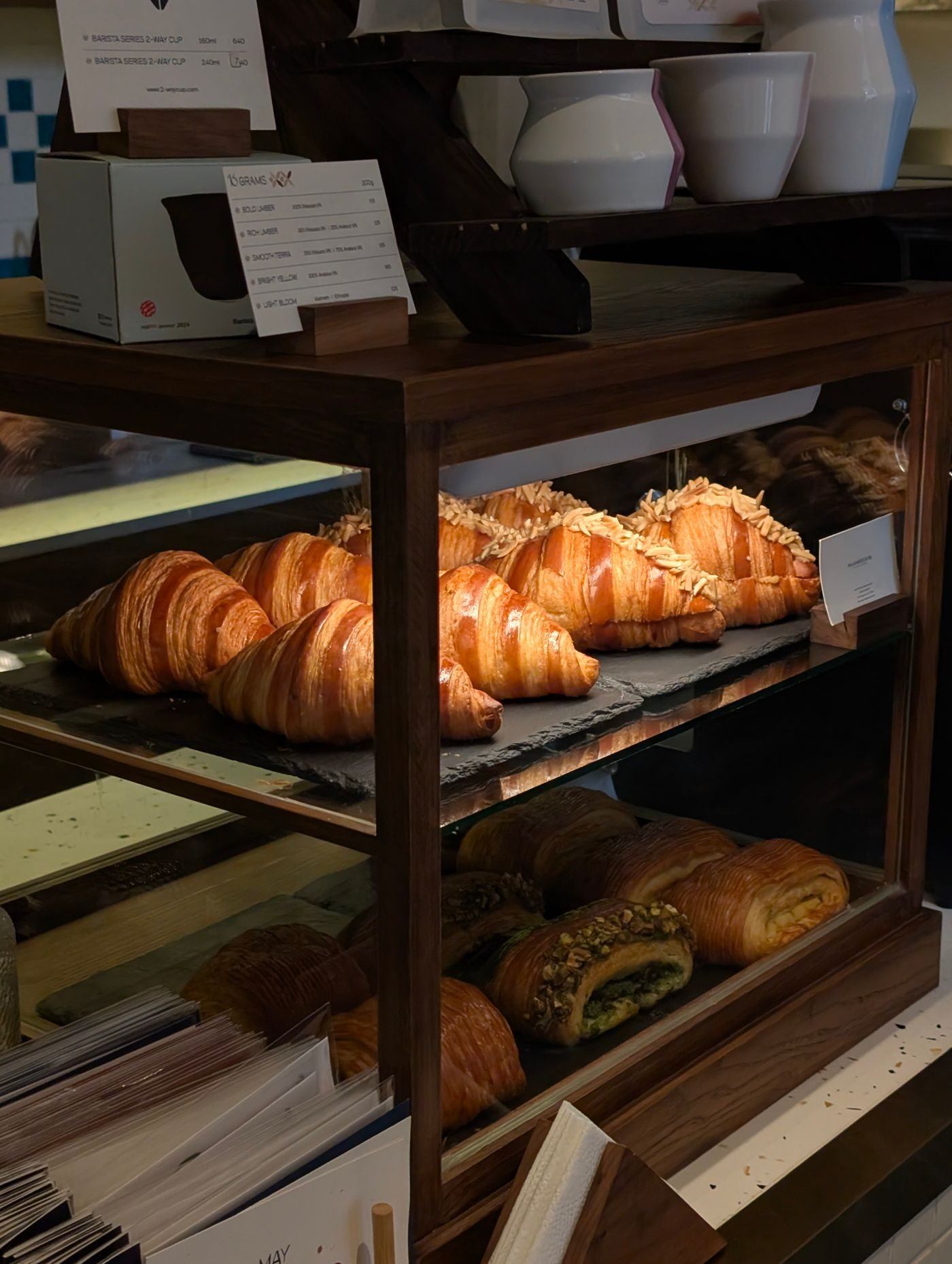 Delicious Fresh Croissants in Bakery Display — illustrative Pexels photograph